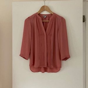 H&M pink blouse size 4